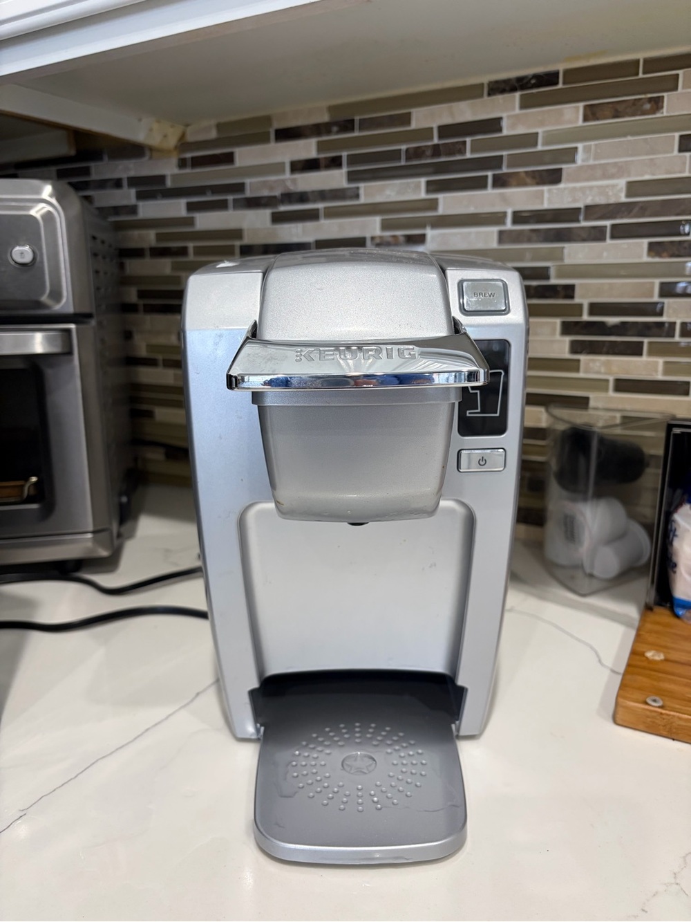 Keurig Silver and Chrome Single-Serve Coffee Brewer